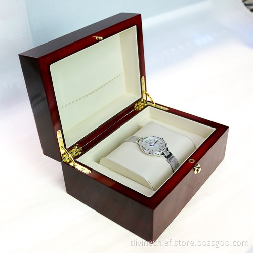Make Custom Natural Wooden Box High Quality Luxury Watch Box